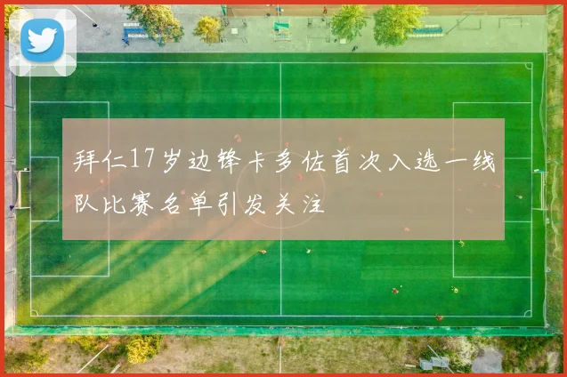 拜仁17岁边锋卡多佐首次入选一线队比赛名单引发关注